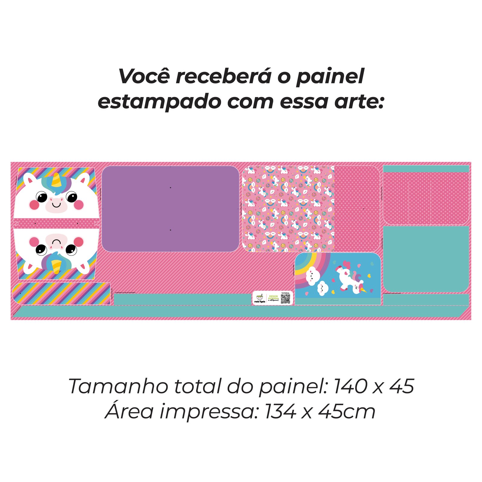 Pasta Organizadora tamanho A5 - PAINEL ESTAMPADO - Unicórnio - Imagem 5