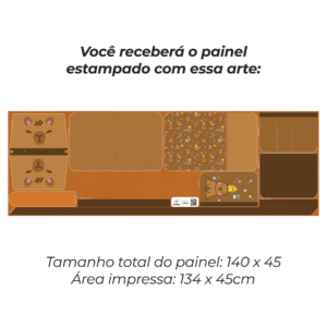 Pasta Organizadora tamanho A5 - PAINEL ESTAMPADO - CAPIVARA - Imagem 4