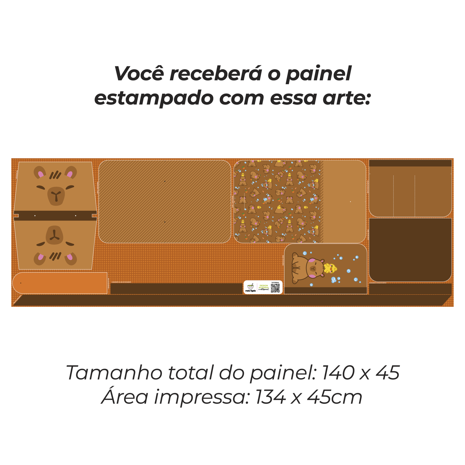 Pasta Organizadora tamanho A5 - PAINEL ESTAMPADO - CAPIVARA - Imagem 4