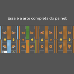 Plástico Estampado - Painel Necessaire CAPIVARAS - Imagem 5