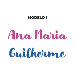 Personalização com nome em painel estampado - Imagem 4