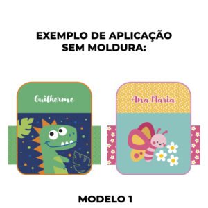 Personalização com nome em painel estampado - Imagem 5