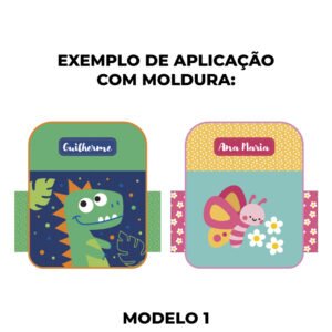 Personalização com nome em painel estampado - Imagem 6
