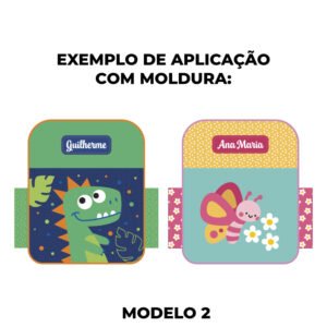 Personalização com nome em painel estampado - Imagem 9