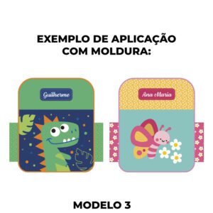 Personalização com nome em painel estampado - Imagem 12