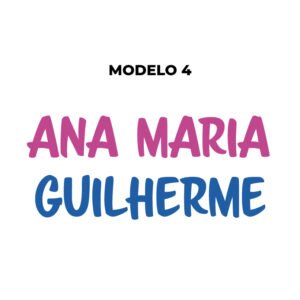 Personalização com nome em painel estampado - Imagem 13