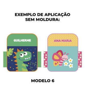 Personalização com nome em painel estampado - Imagem 17
