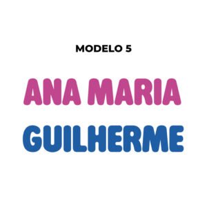Personalização com nome em painel estampado - Imagem 19