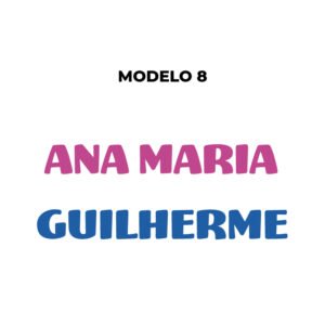 Personalização com nome em painel estampado - Imagem 25