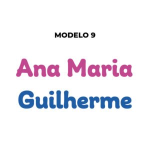 Personalização com nome em painel estampado - Imagem 31