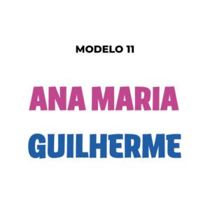 Personalização com nome em painel estampado - Imagem 34