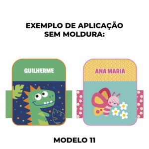 Personalização com nome em painel estampado - Imagem 35