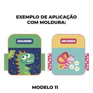 Personalização com nome em painel estampado - Imagem 36
