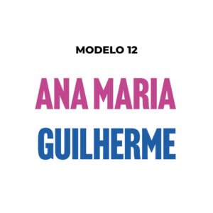 Personalização com nome em painel estampado - Imagem 37