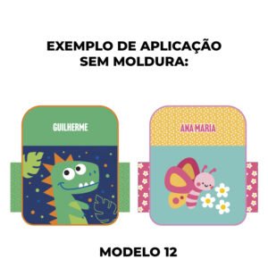 Personalização com nome em painel estampado - Imagem 38