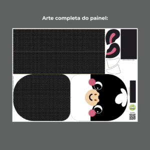 Mochila média Coleção Bichinhos - PAINEL ESTAMPADO - Imagem 11