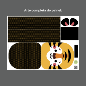 Mochila média Coleção Bichinhos - PAINEL ESTAMPADO - Imagem 14