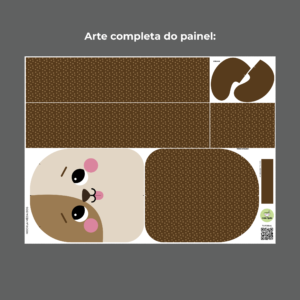 Mochila média Coleção Bichinhos - PAINEL ESTAMPADO - Imagem 19
