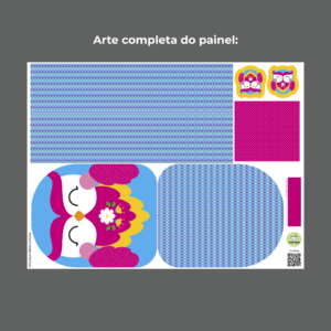 Mochila média Coleção Bichinhos - PAINEL ESTAMPADO - Imagem 20