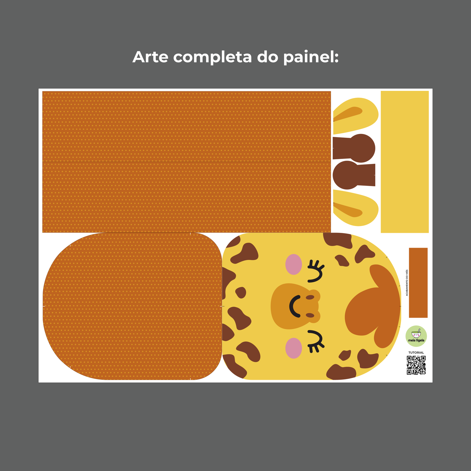 Mochila média Coleção Bichinhos - PAINEL ESTAMPADO - Imagem 21