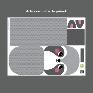 Mochila média Coleção Bichinhos - PAINEL ESTAMPADO - Imagem 22