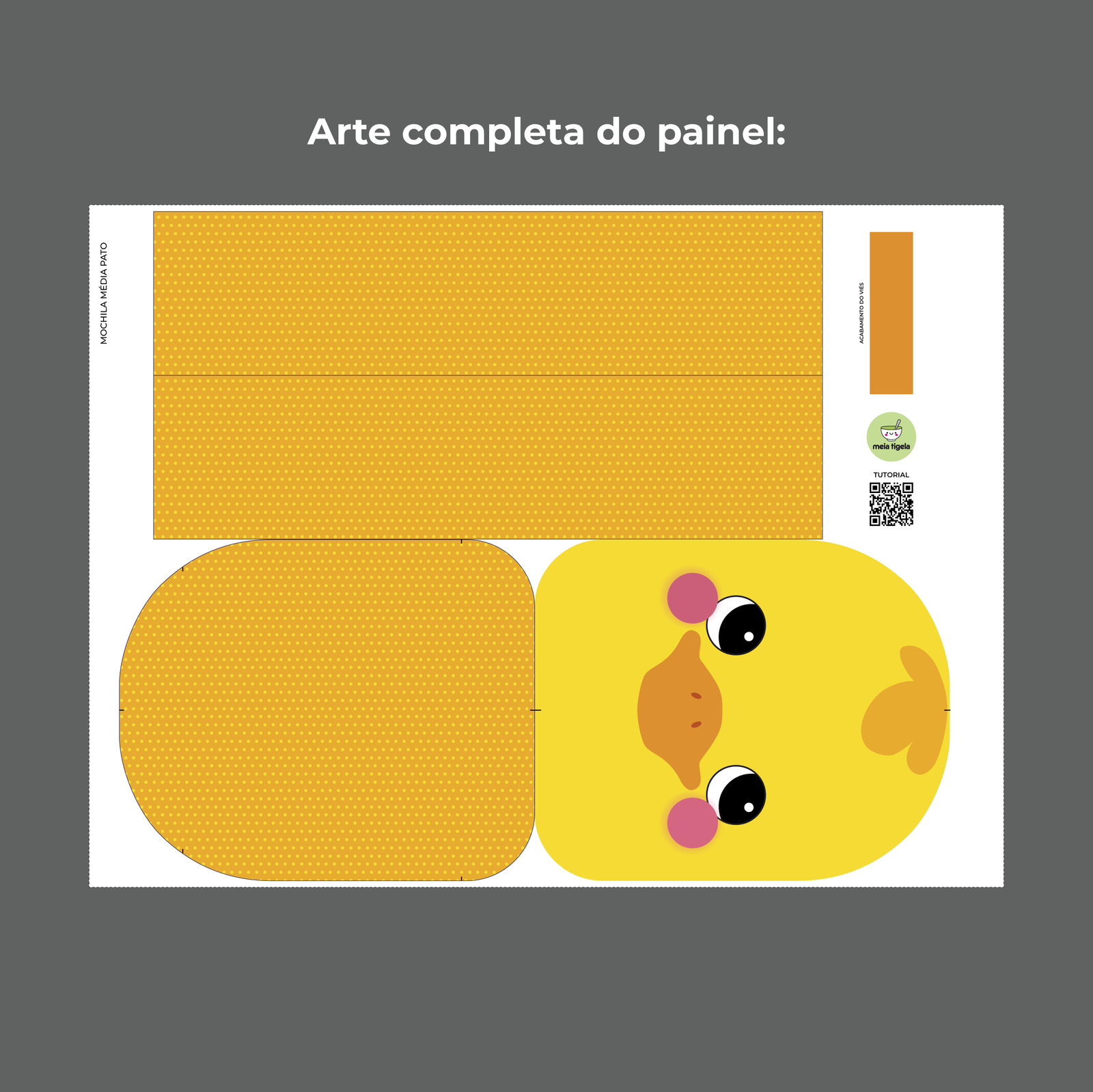 Mochila média Coleção Bichinhos - PAINEL ESTAMPADO - Imagem 24