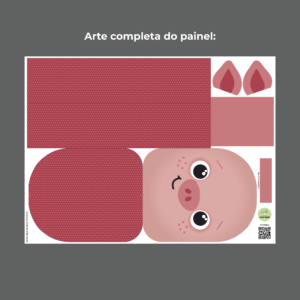 Mochila média Coleção Bichinhos - PAINEL ESTAMPADO - Imagem 26