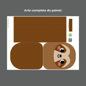 Mochila média Coleção Bichinhos - PAINEL ESTAMPADO - Imagem 27