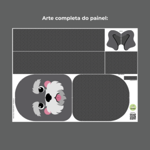 Mochila média Coleção Bichinhos - PAINEL ESTAMPADO - Imagem 30