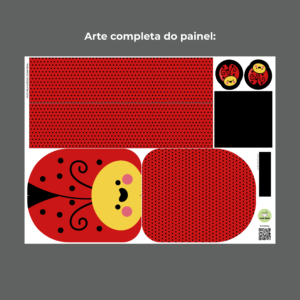 Mochila média Coleção Bichinhos - PAINEL ESTAMPADO - Imagem 36