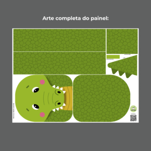 Mochila média Coleção Bichinhos - PAINEL ESTAMPADO - Imagem 38