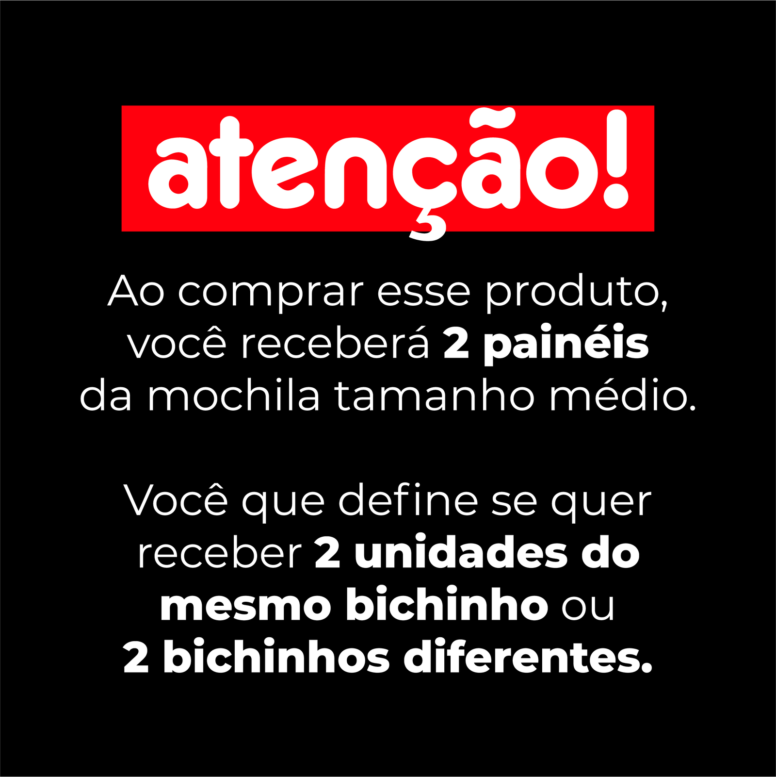 Mochila média Coleção Bichinhos - PAINEL ESTAMPADO - Imagem 6