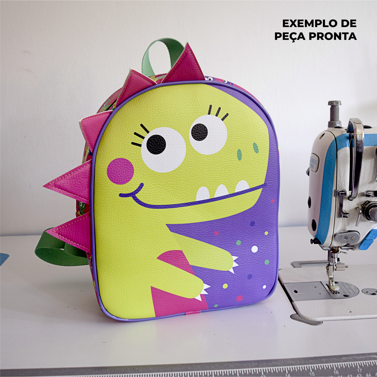 Mochila média Coleção Bichinhos - PAINEL ESTAMPADO - Imagem 39
