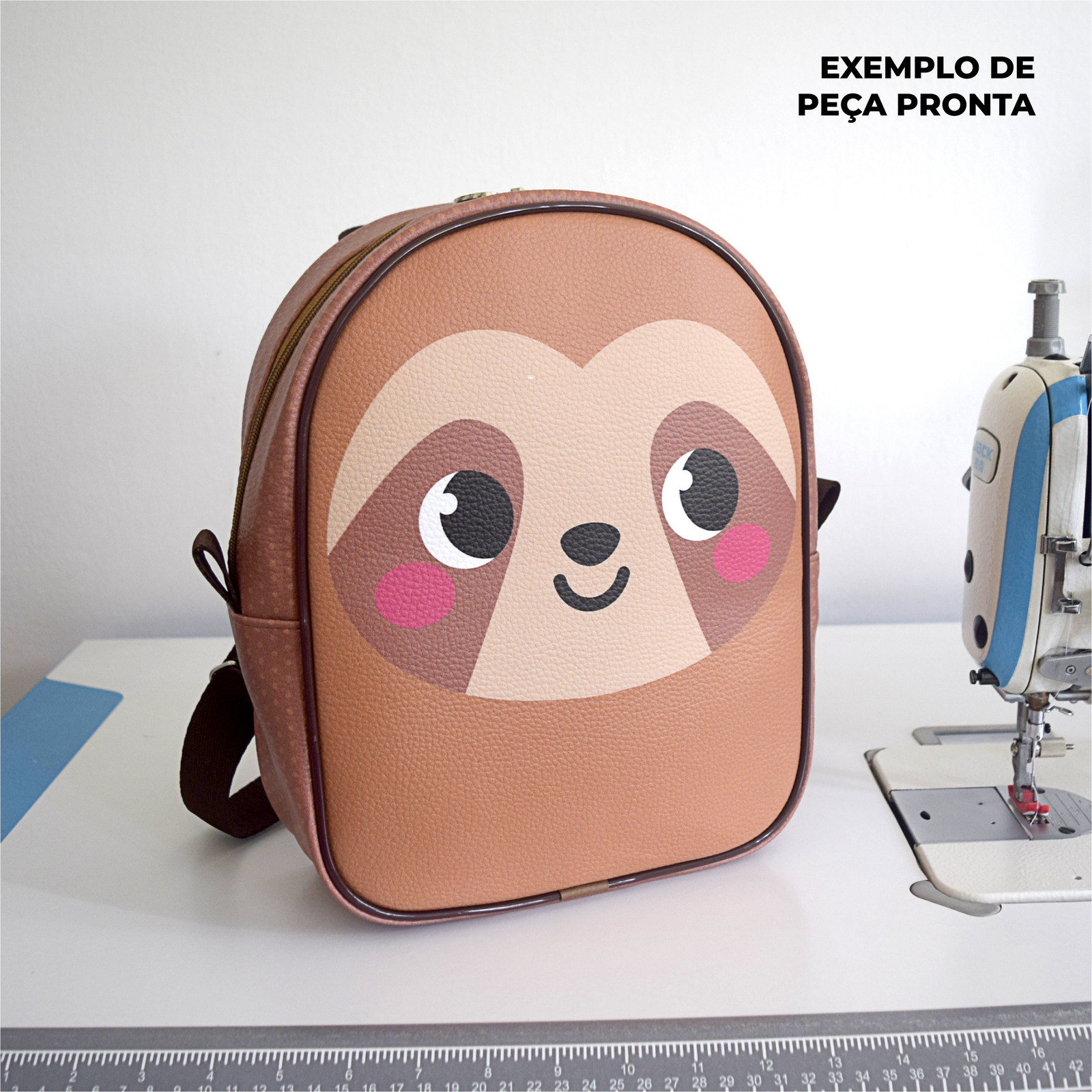 Mochila média Coleção Bichinhos - PAINEL ESTAMPADO - Imagem 41