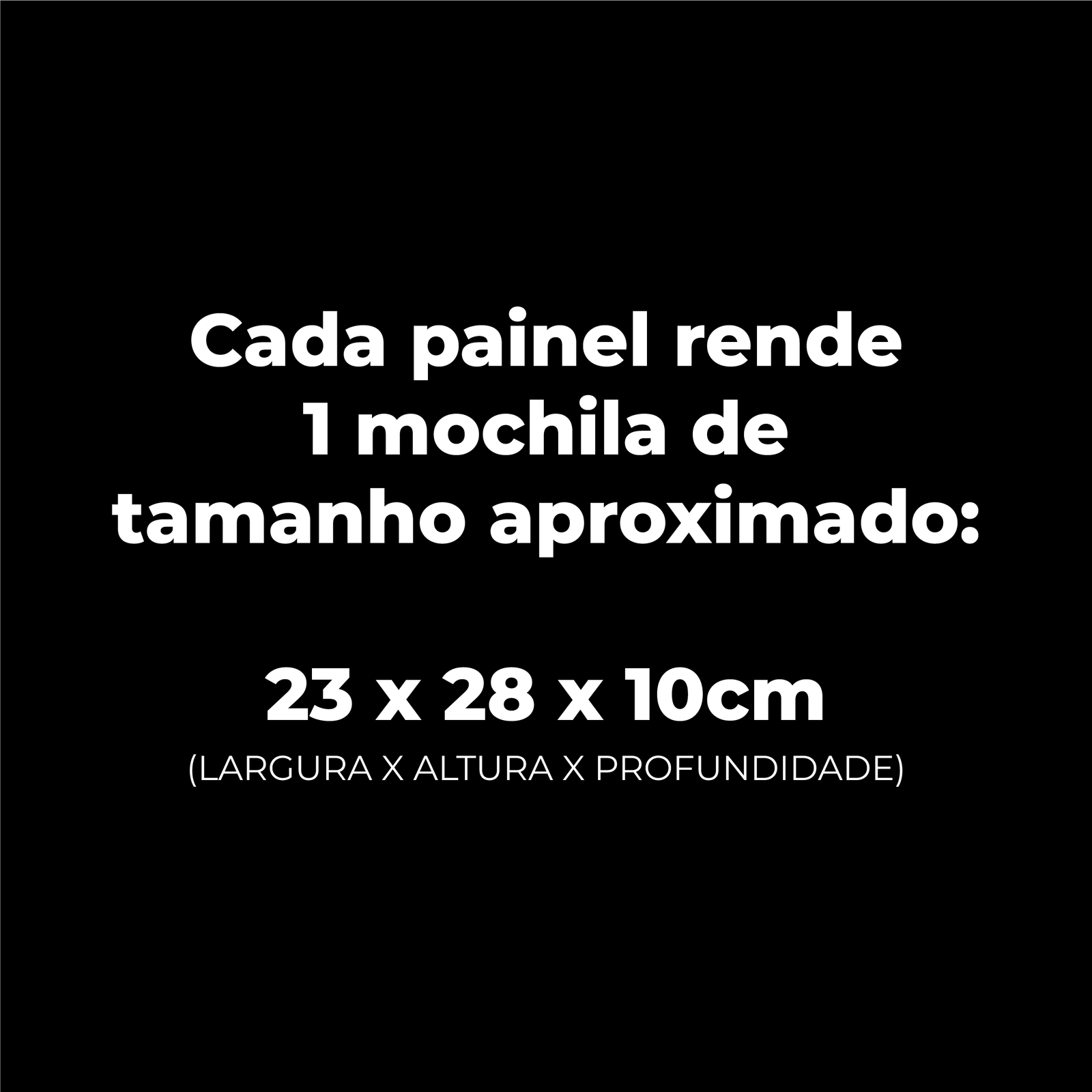 Mochila média Coleção Bichinhos - PAINEL ESTAMPADO - Imagem 8