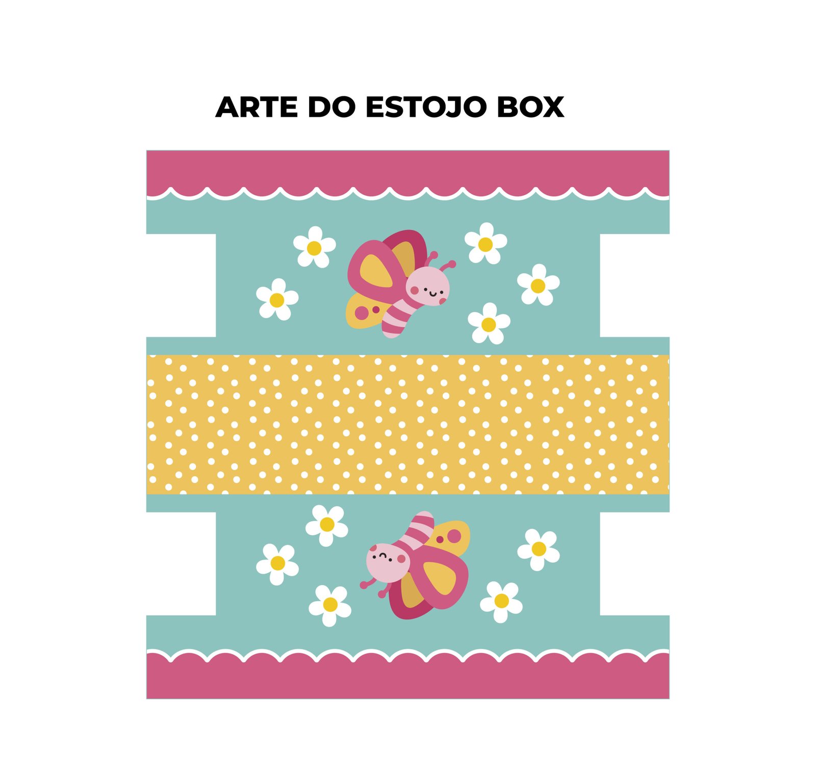 Painel Passeio - estampa BORBOLETA - Imagem 5