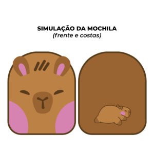 Painel Passeio - estampa CAPIVARA (rende 3 peças)