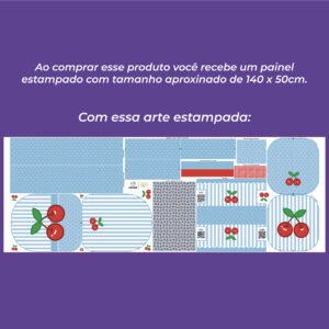 Painel Passeio - estampa CEREJA - Imagem 5
