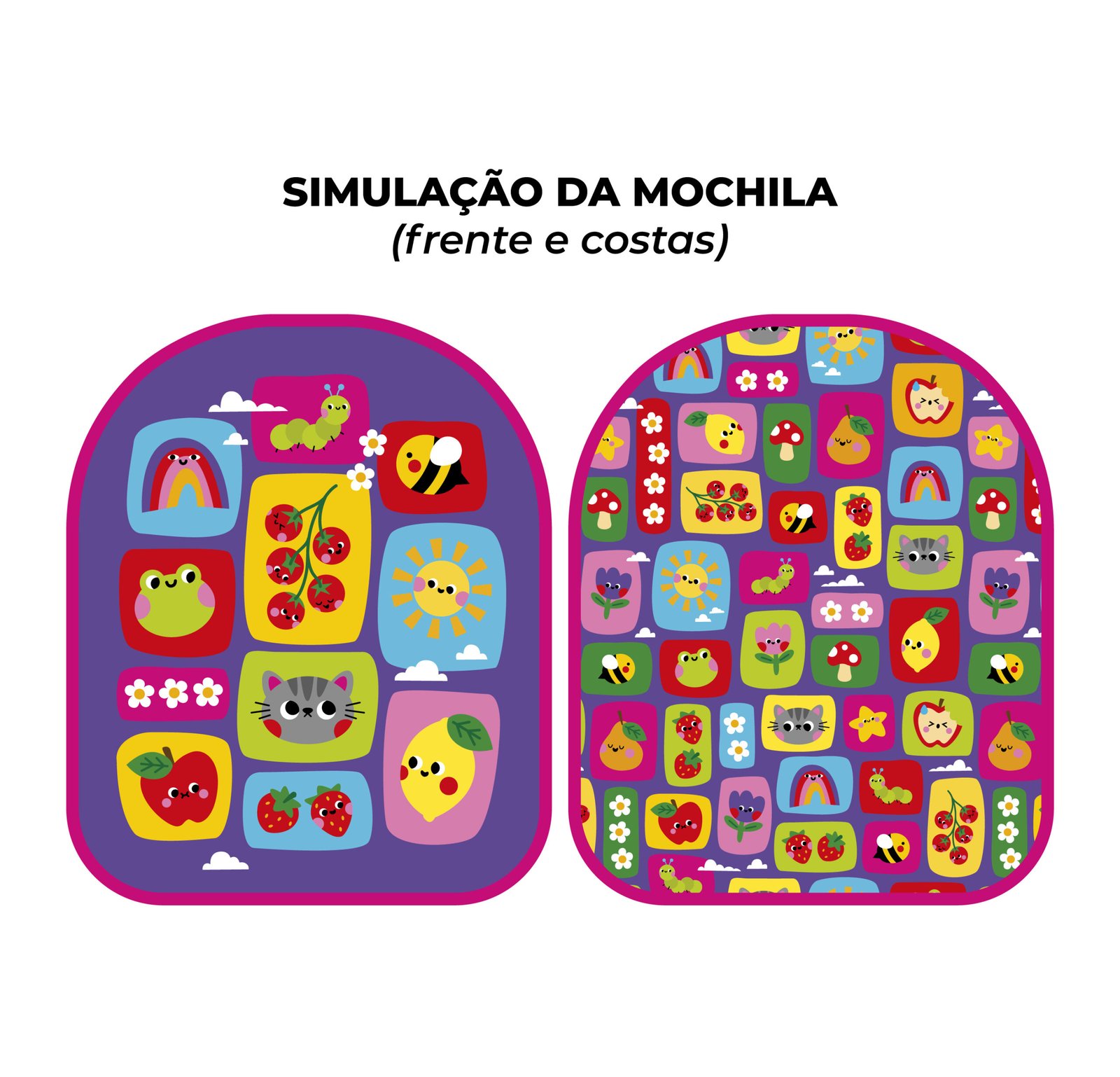 Painel Passeio - estampa COLORÊ