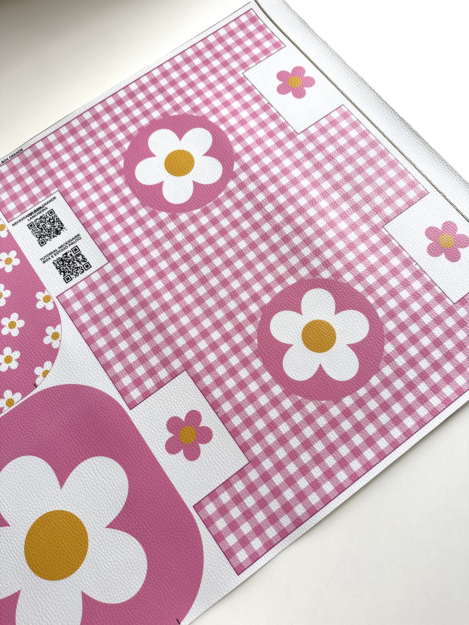Painel MULTIUSO - estampa FLOR BRANCA - Imagem 7