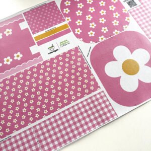 Painel MULTIUSO - estampa FLOR BRANCA - Imagem 4