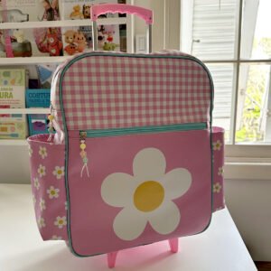 Mochila Grande - painel estampado FLOR BRANCA - Imagem 9