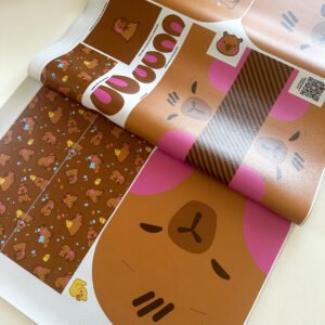 Painel Passeio - estampa CAPIVARA (rende 3 peças) - Imagem 3