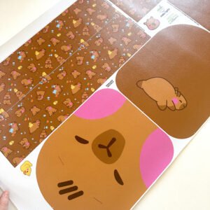 Painel Passeio - estampa CAPIVARA (rende 3 peças) - Imagem 7