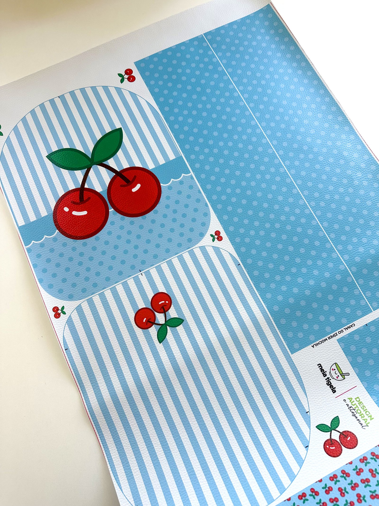 Painel Passeio - estampa CEREJA - Imagem 3