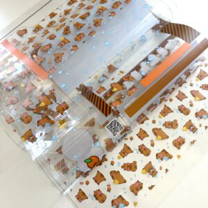 Kit Escolar Plástico - Painel estampado - Capivara - Imagem 5