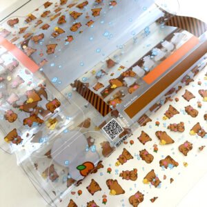 Kit Escolar Plástico - Painel estampado - Capivara - Imagem 8