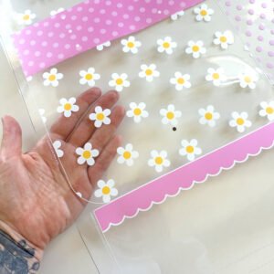 Maleta Ângela - Painel estampado - FLOR BRANCA - Imagem 6