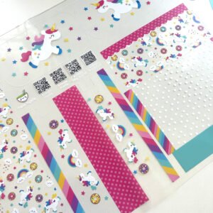 Kit Escolar Plástico - Painel estampado - UNICÓRNIO - Imagem 9