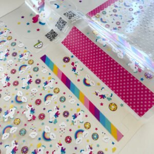 Kit Escolar Plástico - Painel estampado - UNICÓRNIO - Imagem 4